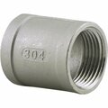 Plumbeeze PLUMB-EEZE 3/4 In. FIP Stainless Steel Coupling U2-SSC-07